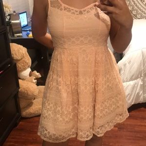 Pink Flowy Dress